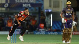SRH's Umran Malik Bowls Fastest Ball by an Indian Pacer in IPL 2021